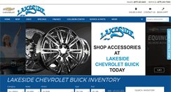 Desktop Screenshot of lakesidechevybuick.com